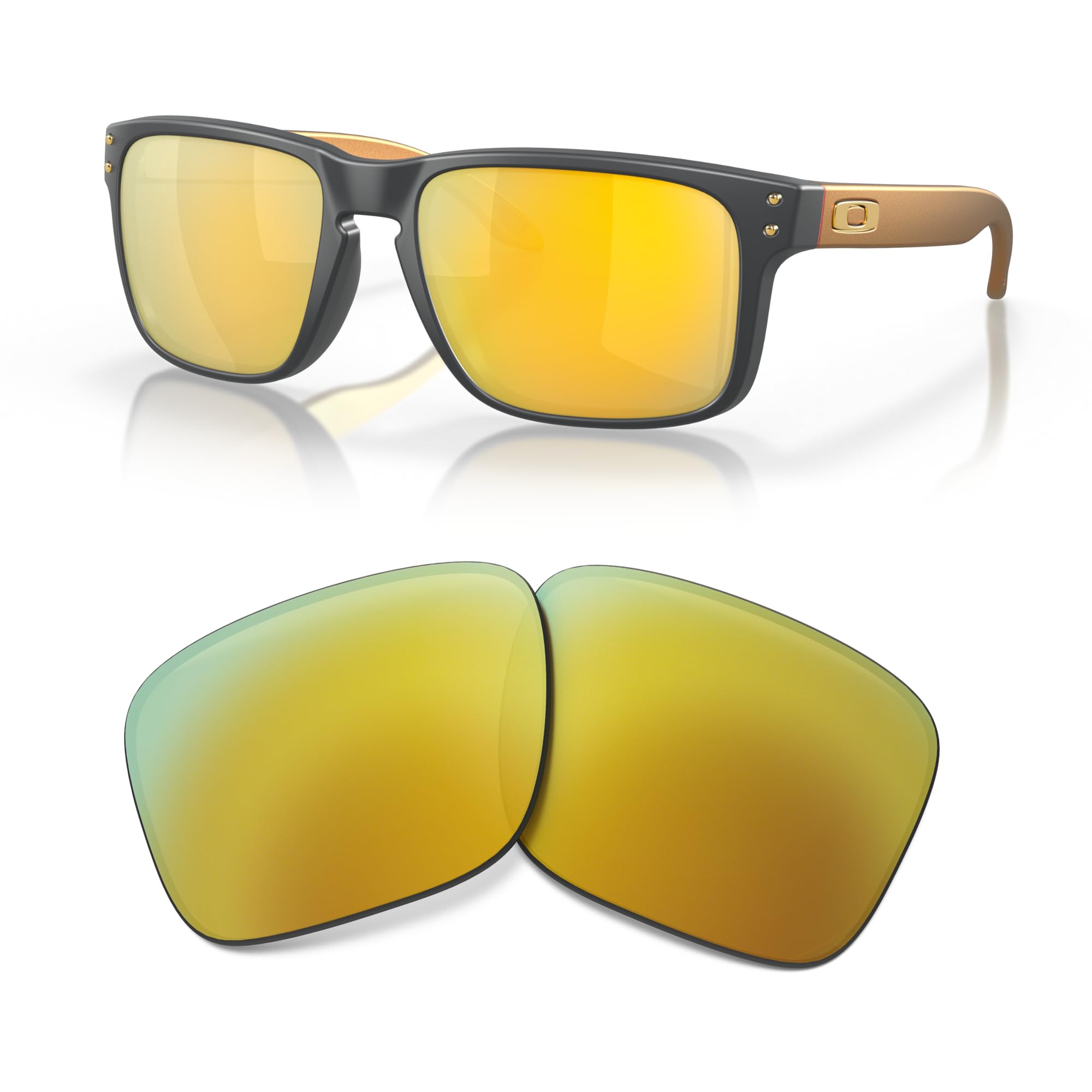 OAKLEY Original Holbrook OO9102 Replacement Lenses+ Bundle Microfiber ...